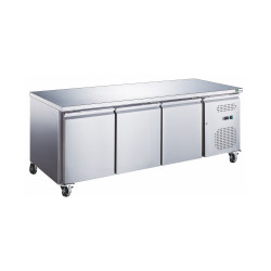 Table réfrigérée 580 LITRES POSITIVE 3 PORTES + PLAN INOX Série STAR AFI