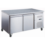 Table réfrigérée 390 LITRES POSITIVE 2 PORTES + PLAN GRANIT Série STAR AFI