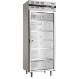 Armoire à boissons positive ventilée GN 2/1 535L porte vitrée INOX AFI Collin-Lucy