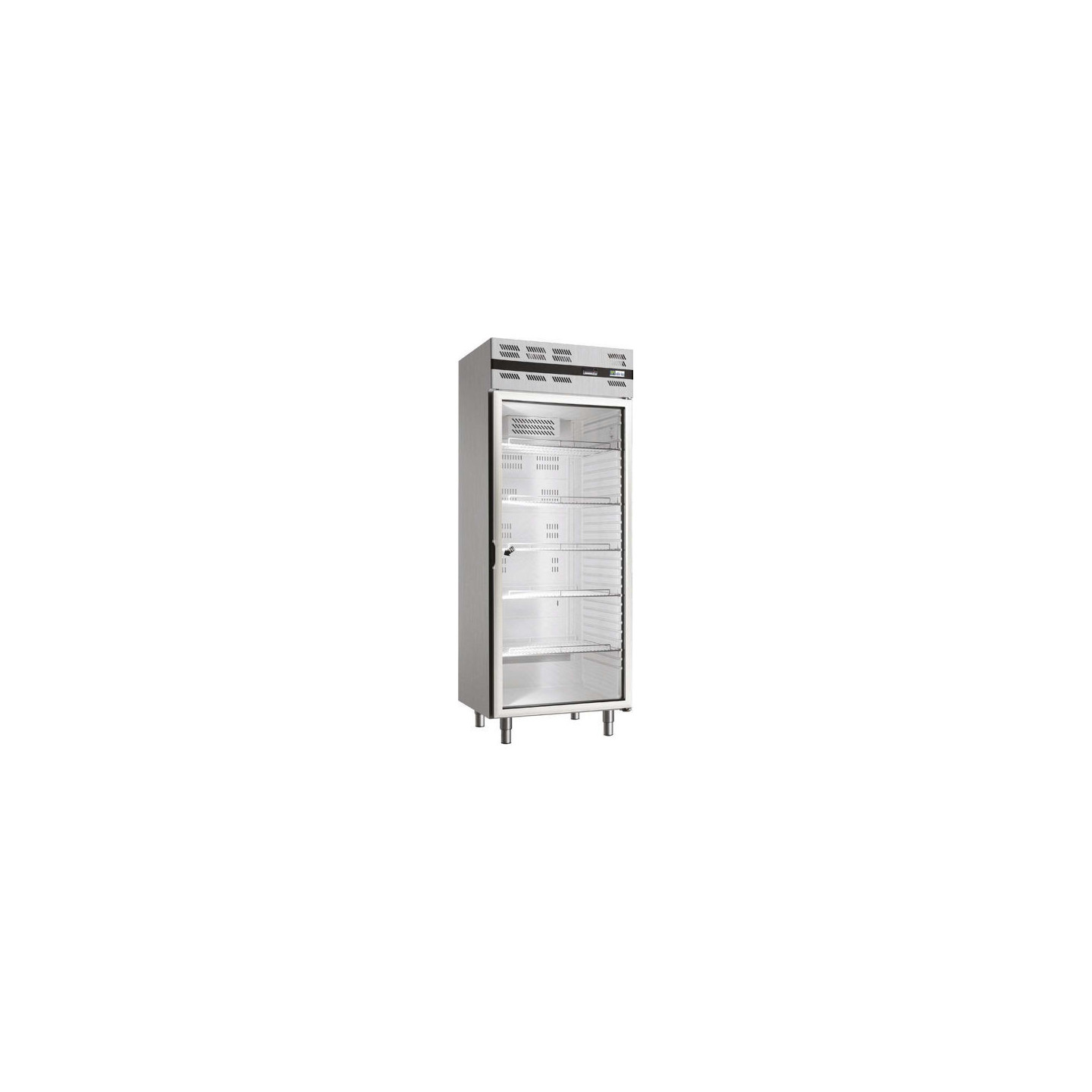 Armoire à boissons positive ventilée GN 2/1 535L porte vitrée INOX AFI Collin-Lucy