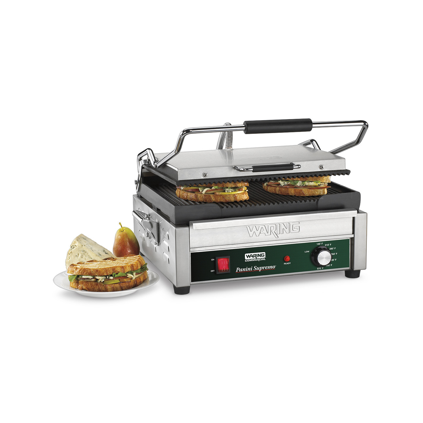 Grill Panini Rainurée Waring LARGE
