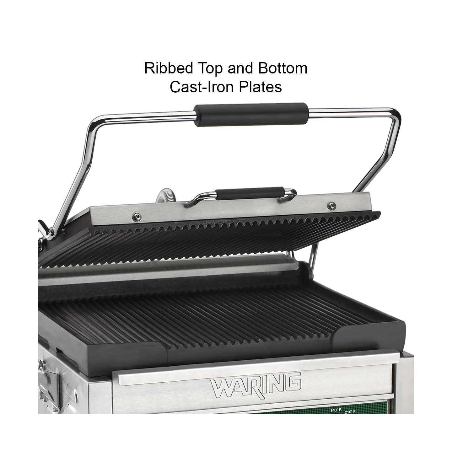 Grill Panini Rainurée Waring LARGE