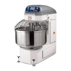 Pétrin à spirale 2 moteurs 200L automatique MECNOSUD