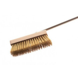 Brosse Four à pizza  soies en laiton 120cm manche inox GI-METAL