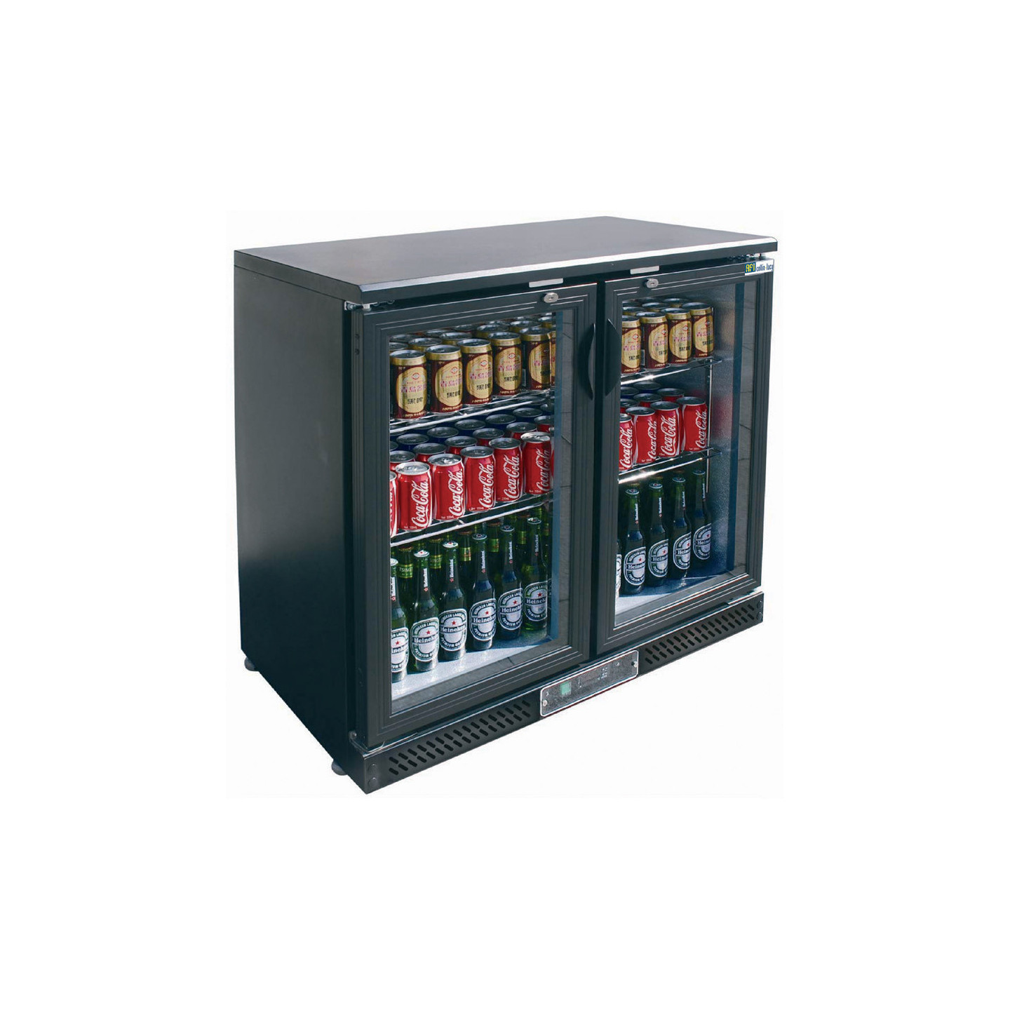 Arrière bar 223L 2portes vitrées battantes AFI Collin-Lucy