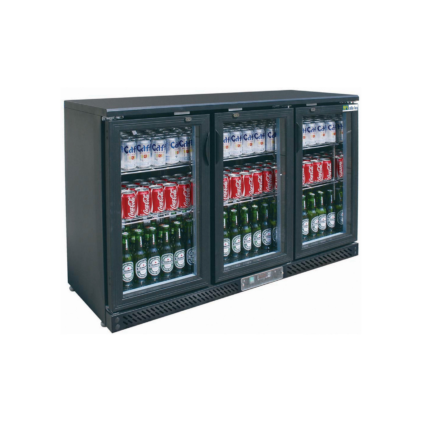 Arrière bar 335L 3portes vitrées battantes AFI Collin-Lucy