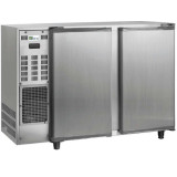 Arrière bar inox 283L 2portes pleines Groupe logé AFI Collin-Lucy