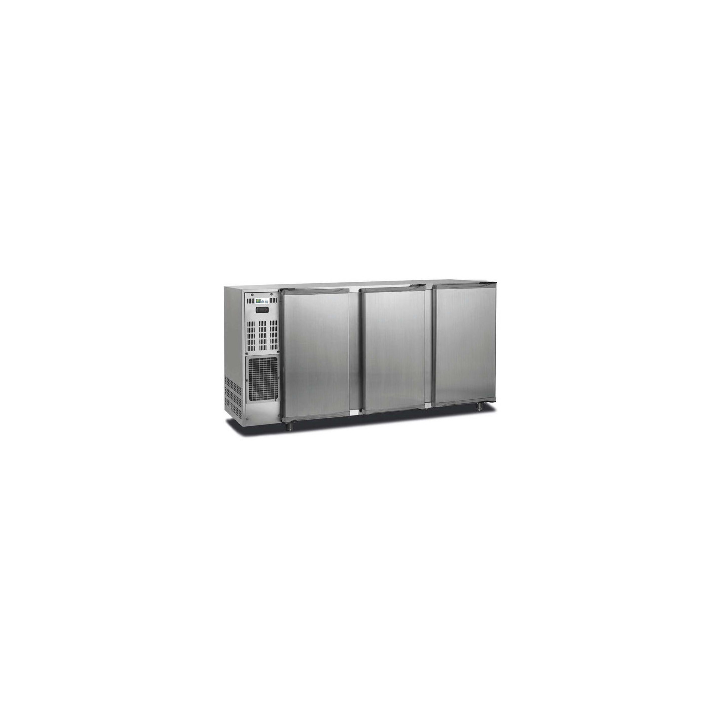 Arrière bar inox 466L 3portes pleines Groupe logé AFI Collin-Lucy