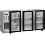 Arrière bar inox 466L 3portes vitrées Groupe logé AFI Collin-Lucy