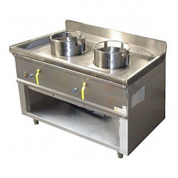 Fourneau wok 2 Bruleurs ASIA I  BERTRAND
