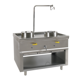 Fourneau wok 2 Bruleurs ASIA IV-CE  BERTRAND