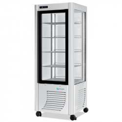 Vitrine réfrigérée positive ventilée 4 faces vitrées spécial chocolat SCAIOLA
