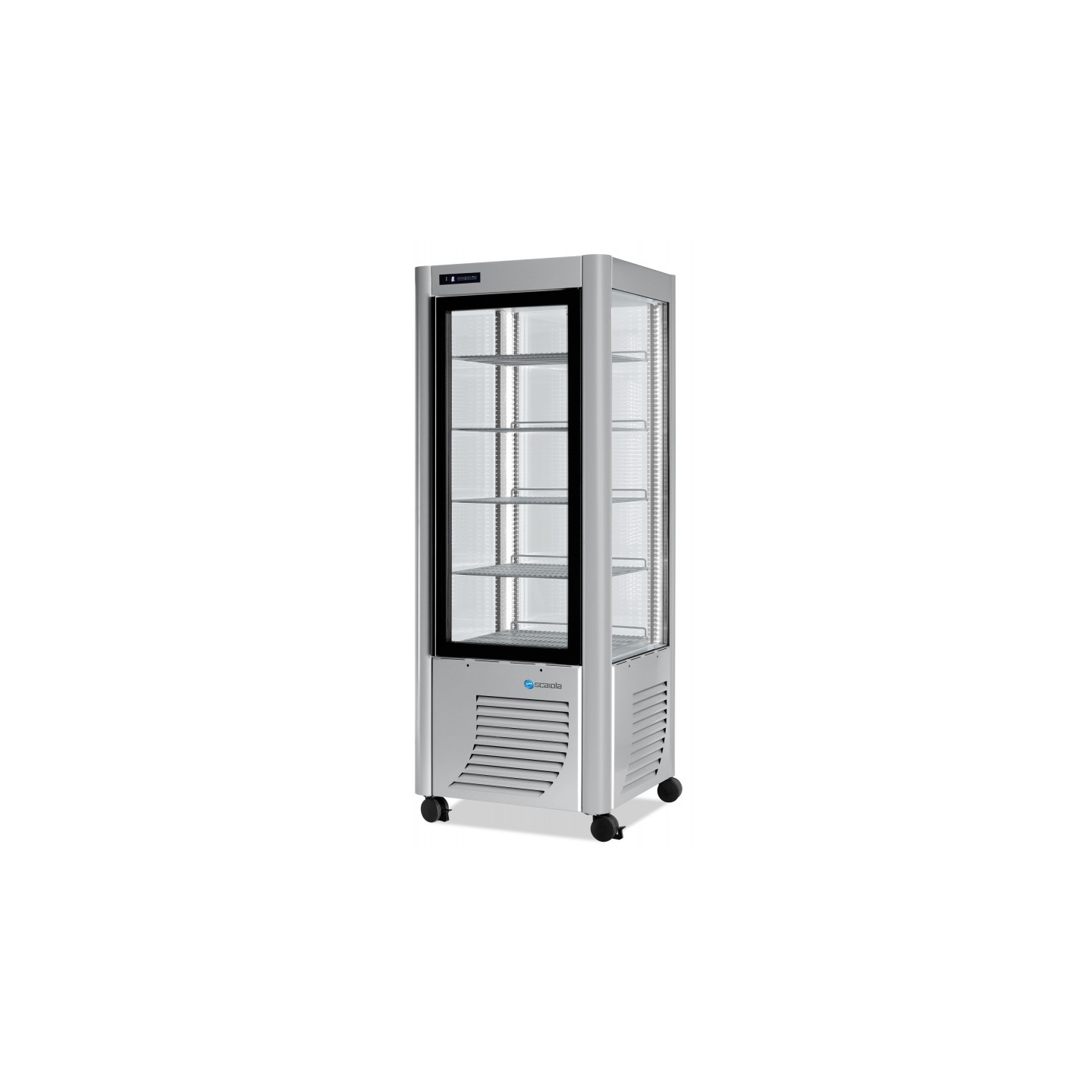 Vitrine réfrigérée positive ventilée 4 faces vitrées spécial chocolat SCAIOLA