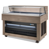 Buffet réfrigéré mural avec cuve pour bacs GN1/1 SCAIOLA