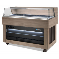 Buffet réfrigéré mural avec cuve pour bacs GN1/1 SCAIOLA
