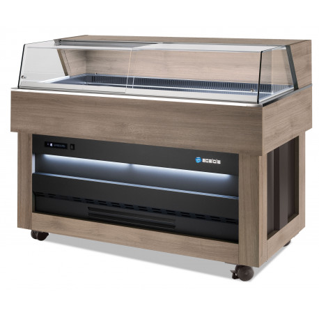 Buffet réfrigéré mural avec cuve pour bacs GN1/1 SCAIOLA