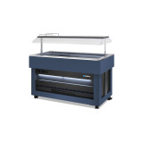 Buffet réfrigéré central avec cuve pour bacs GN1/1 SCAIOLA