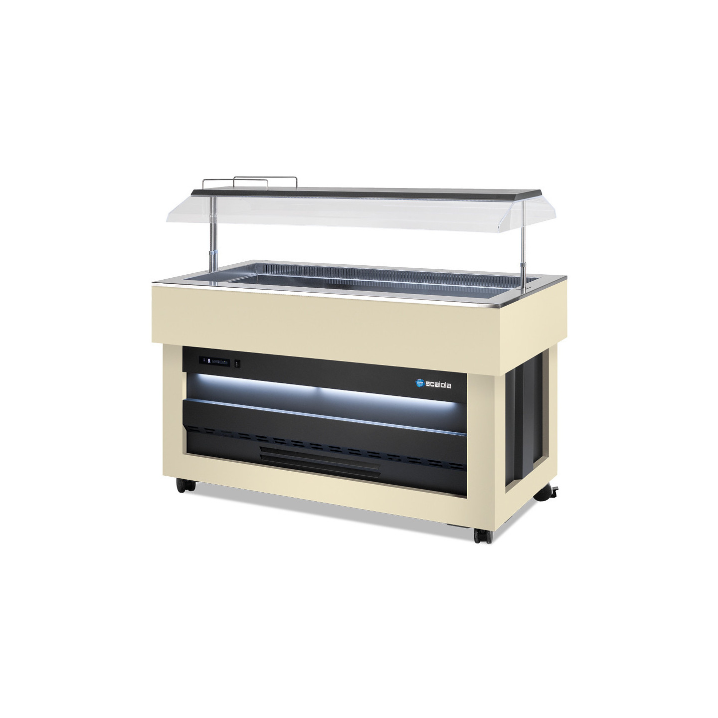 Buffet réfrigéré central avec cuve pour bacs GN1/1 SCAIOLA