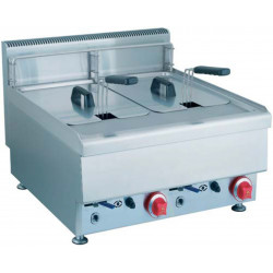 Friteuse électrique professionnelle 2x12,5 Litres 2 Cuves Gamme Top 650 AFI