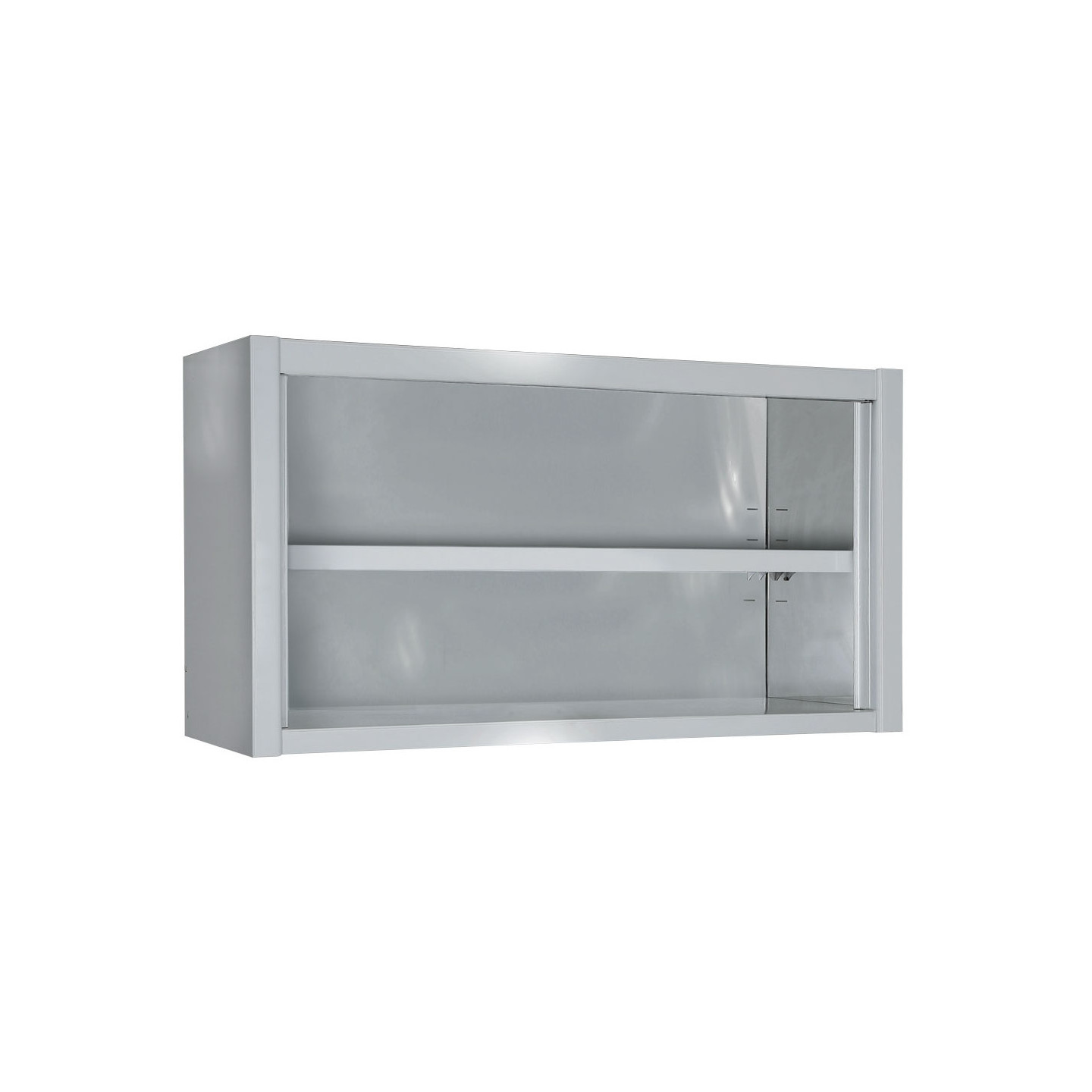 Placard Mural ouvert 1000mm En Inox