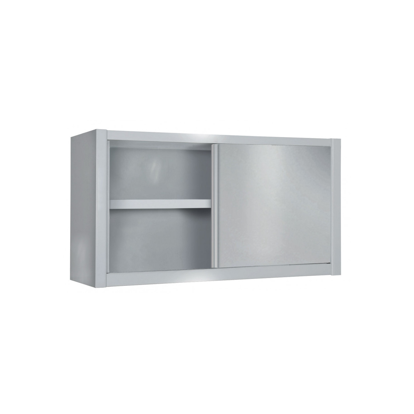 Placard Mural portes coulissantes 1800mm En Inox