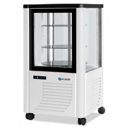 Vitrine réfrigérée positive Rotative 230L 4 faces vitrées SCAIOLA