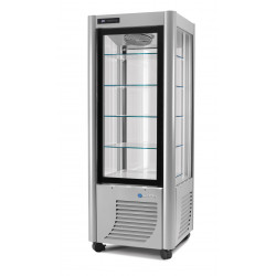 Vitrine réfrigérée négative ventilée 400L 4 faces vitrées SCAIOLA
