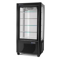 Vitrine réfrigérée négative ventilée 540L 4 faces vitrées SCAIOLA