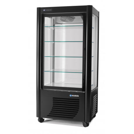Vitrine réfrigérée négative ventilée 540L 4 faces vitrées SCAIOLA