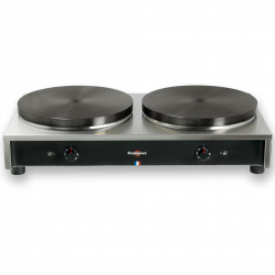 Crêpière électrique professionnelle double Confort 2 x Ø 40 cm Krampouz