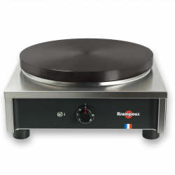 Crêpière électrique professionnelle carrée Ø 40 cm Confort 400V Krampouz