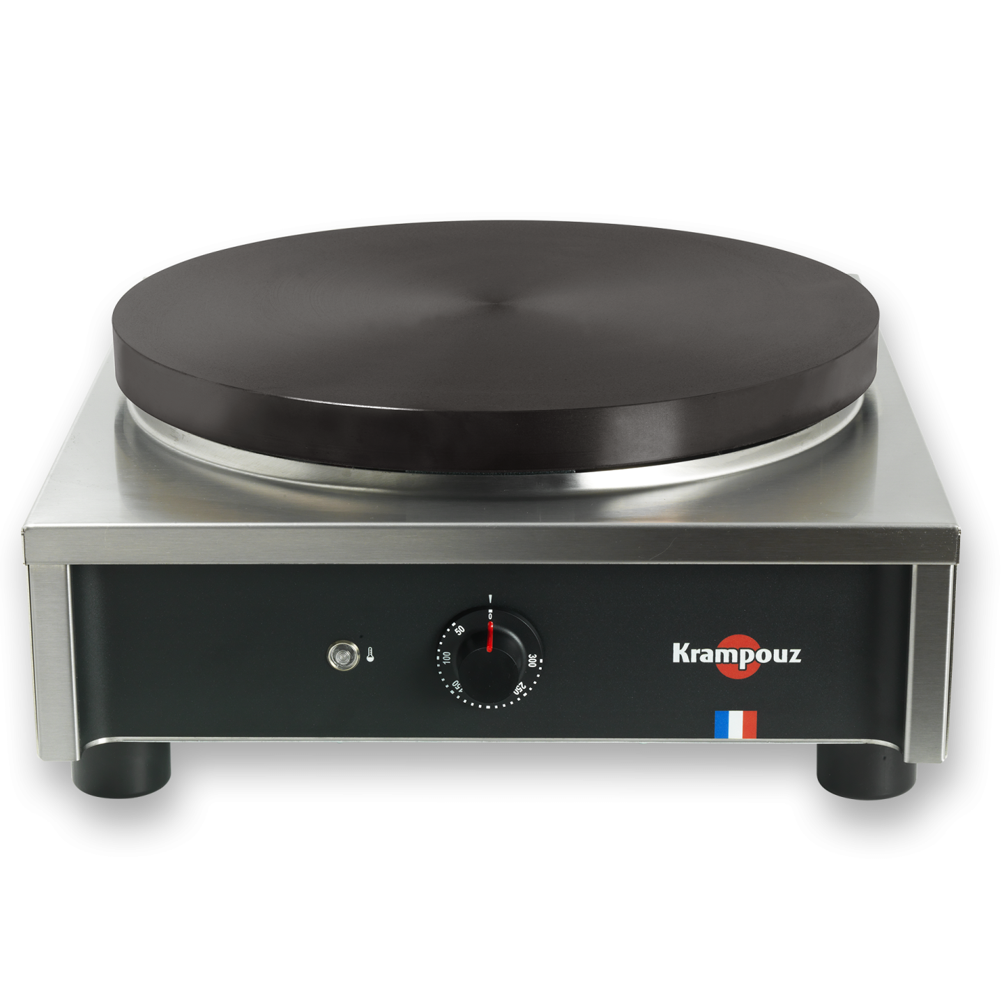 Crêpière électrique professionnelle carrée Ø 40 cm Confort 400V Krampouz