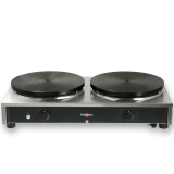 Crêpière gaz double Standard régulation manuelle ø40cm Krampouz