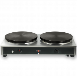 Crêpière gaz double Standard régulation manuelle ø40cm Krampouz