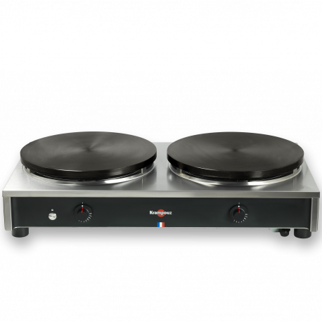 Crêpière gaz double Standard régulation manuelle ø40cm Krampouz