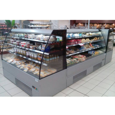 Vitrine réfrigérée semi-murale CRONUS PLUS L.2560mm Profondeur 855mm MAFIROL