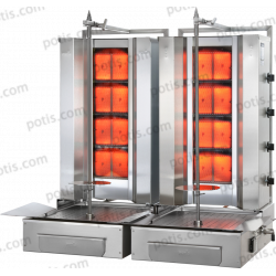 Machine à kebab gaz F Z GD4 Potis