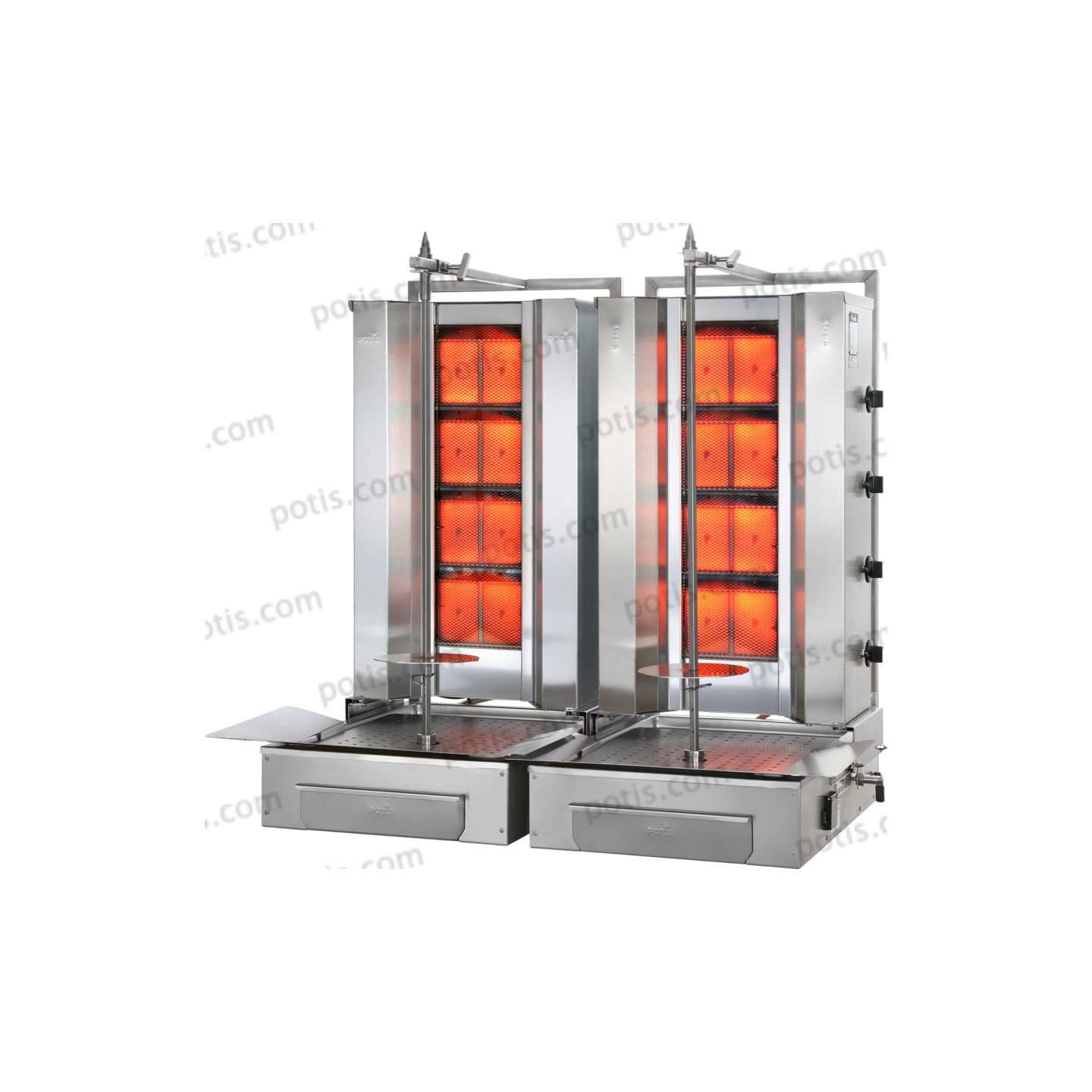 Machine à kebab gaz F Z GD4 Potis