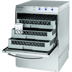 Lave-vaisselle universel panier 500x500 avec doseur détergent et pompe de vidange STALGAST