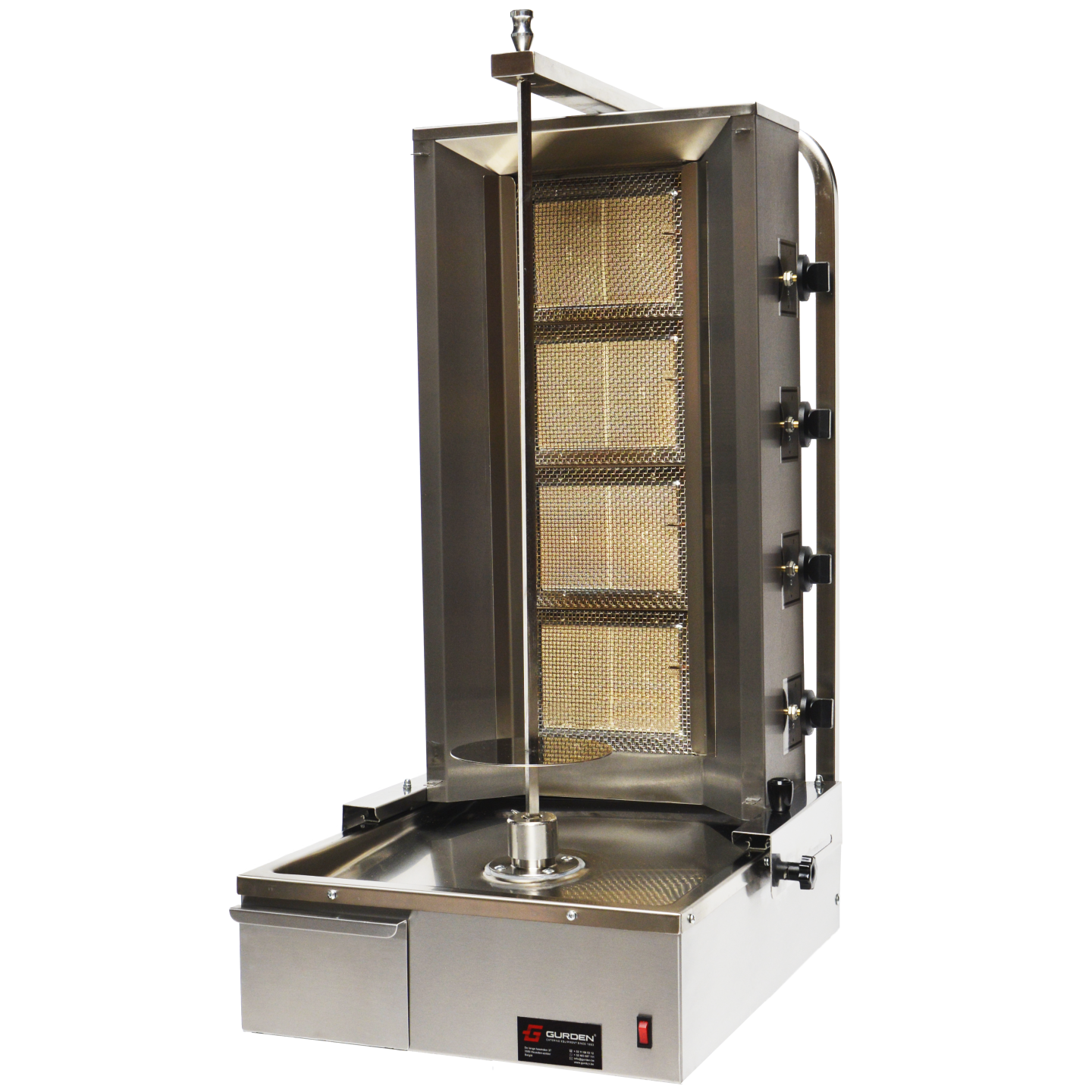 Machine à kebab gaz 4 feux GURDEN
