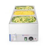 BAIN-MARIE GN 1/1 AVEC ROBINET DE VIDANGE HENDI