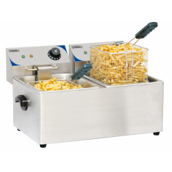 Friteuse électrique 2x4 litres Casselin