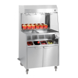 Poste de salage double chauffe FAST FOOD CPDSDC800 Casselin -mondialchr.com