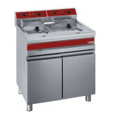 Friteuse électrique 2 x 14 litres sur coffre Diamond
