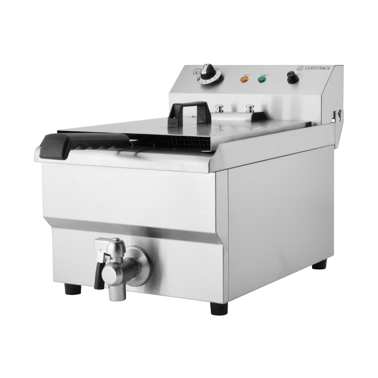 Friteuse électrique professionnelle 13 litres pas cher cuistance-mondialchr.com