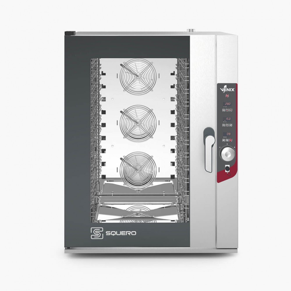 Four mixte à convection 12 Niveaux GN 1/1 Digital VENIX-mondialchr.com
