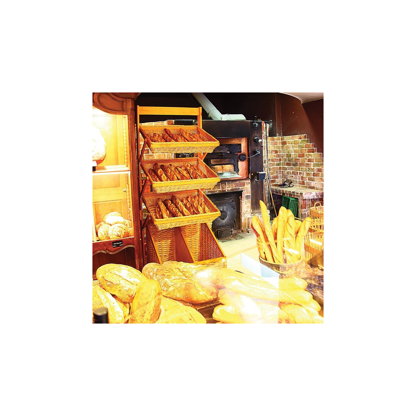 Presentoir et panetières bois osier boulpat prolinea pour pain dans une boulangerie -mondialchr.com