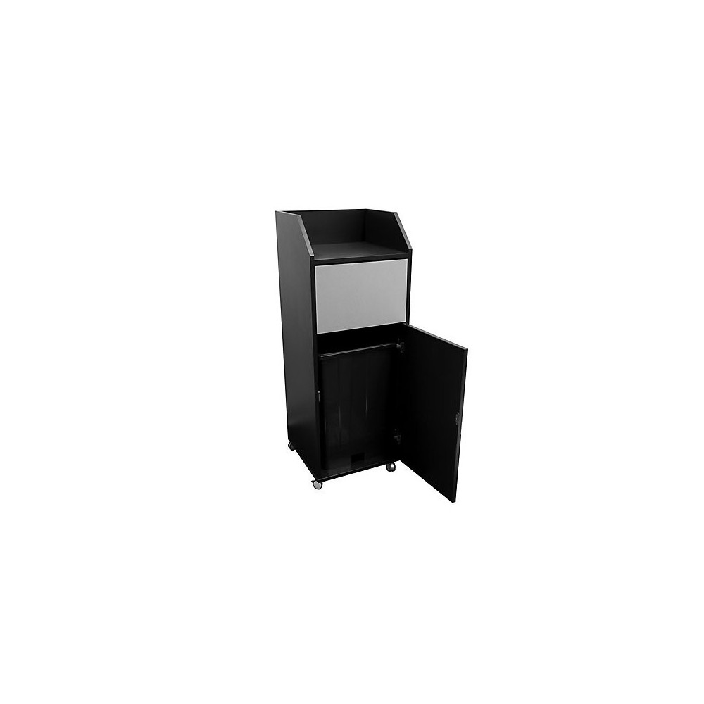 Meuble poubelle snack noir MCH-700214 NOIR VALERO-mondialchr.com