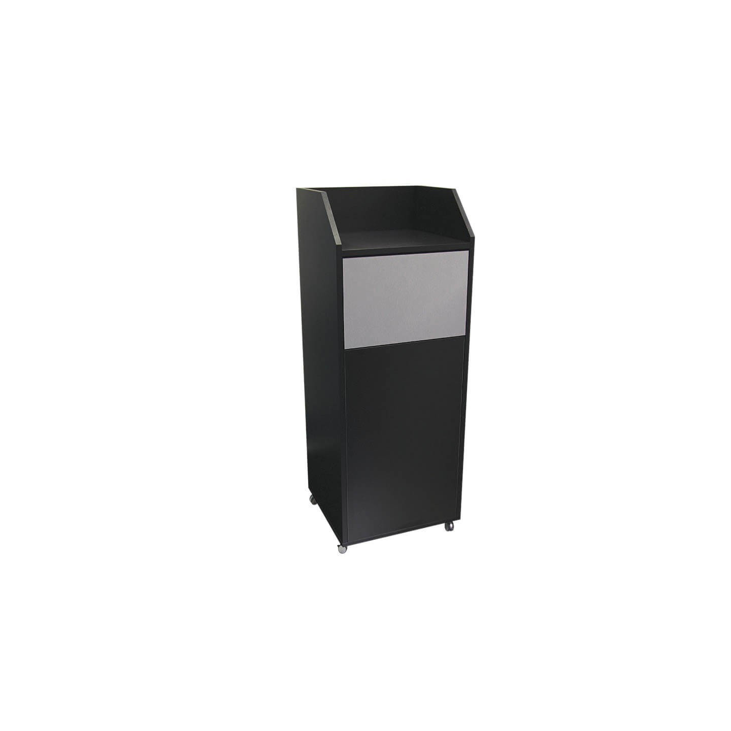 Meuble poubelle snack noir MCH-700214 NOIR VALERO-mondialchr.com