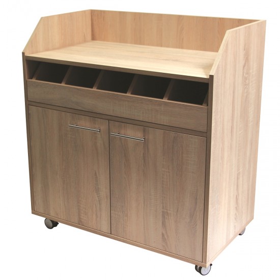 Desserte basse Camarero chianti oak MCH-43412 CHOA VALERO-mondialchr.com